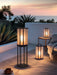 Round Pillar Acrylic Lantern Outdoor Lamp-DWHOME