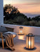 Round Pillar Acrylic Lantern Outdoor Lamp-DWHOME
