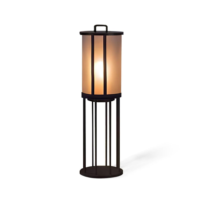 Round Pillar Acrylic Lantern Outdoor Lamp-DWHOME