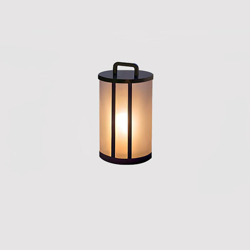 Round Pillar Acrylic Lantern Outdoor Lamp-DWHOME