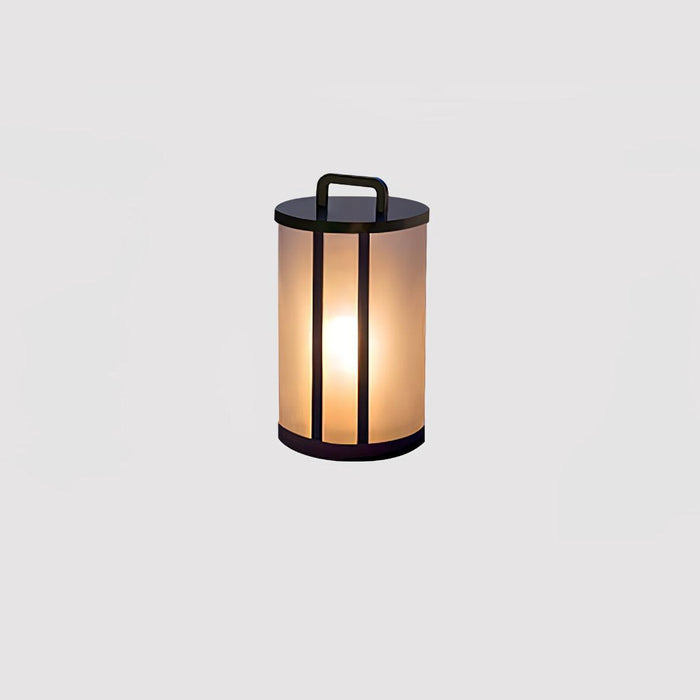 Round Pillar Acrylic Lantern Outdoor Lamp-DWHOME