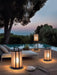 Round Pillar Acrylic Lantern Outdoor Lamp-DWHOME
