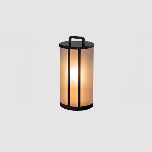 Round Pillar Acrylic Lantern Outdoor Lamp-DWHOME