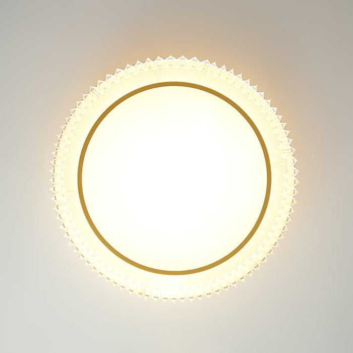 Round Pleated Ceiling Lamp-DWHOME
