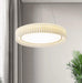 Round Pleated Pendant Lamp-DWHOME