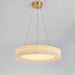 Round Pleated Pendant Lamp-DWHOME