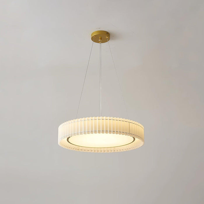 Round Pleated Pendant Lamp-DWHOME