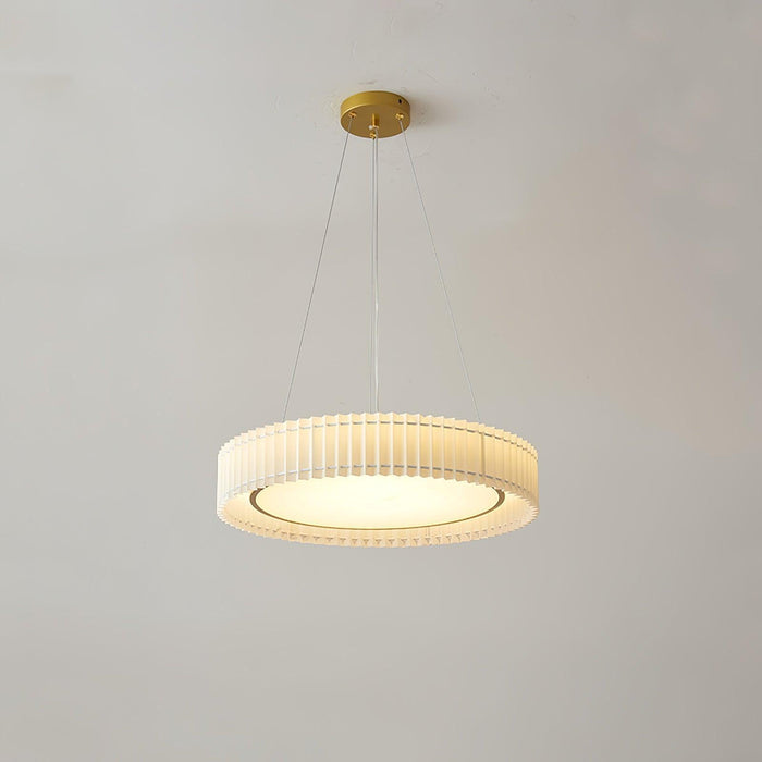 Round Pleated Pendant Lamp-DWHOME