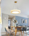 Round Pleated Pendant Lamp-DWHOME