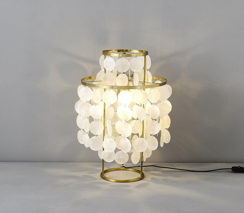 Round Shell Table Lamp - DWHOME