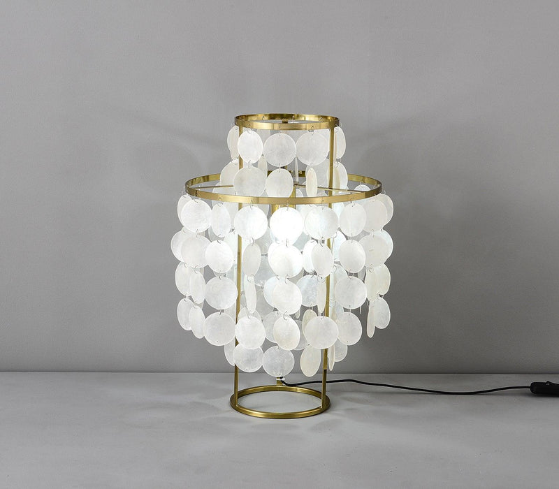 Round Shell Table Lamp - DWHOME