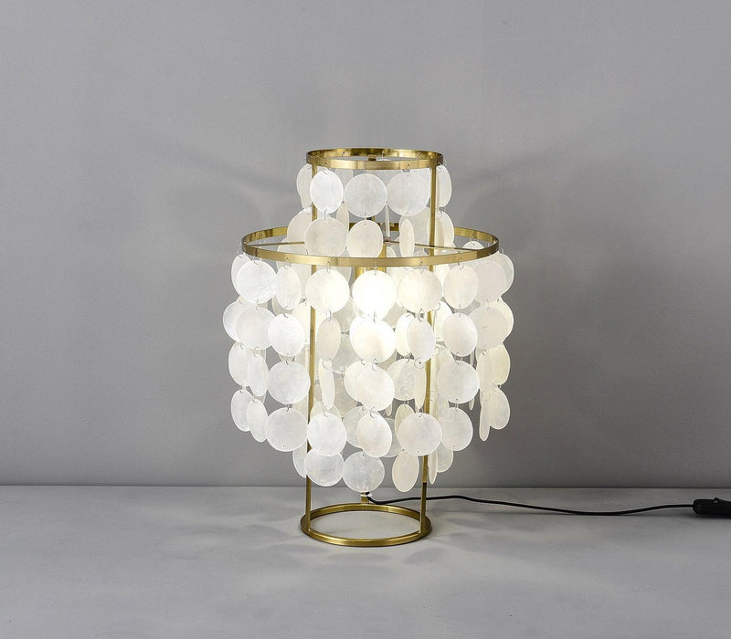 Round Shell Table Lamp - DWHOME
