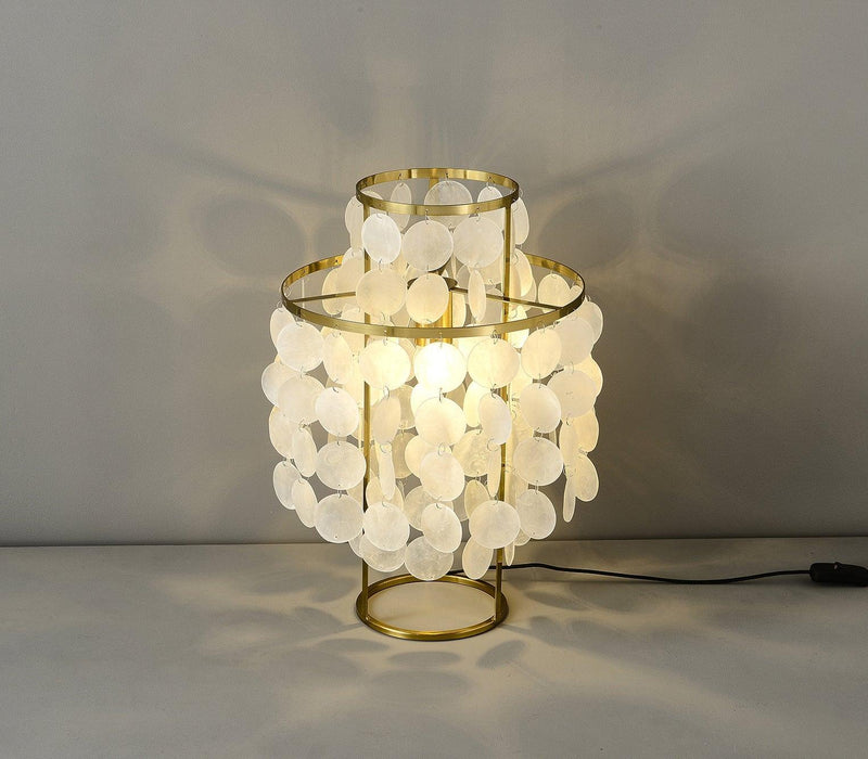 Round Shell Table Lamp - DWHOME