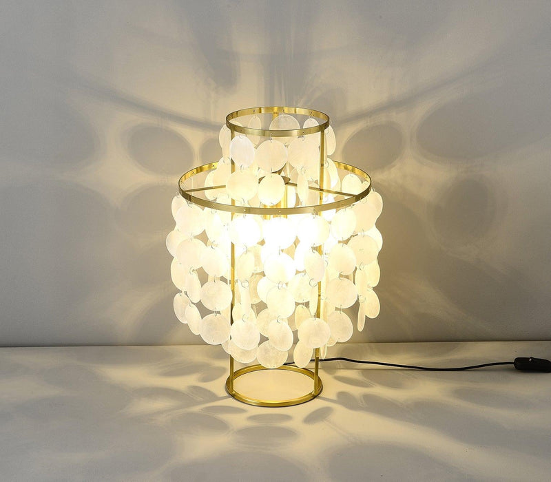 Round Shell Table Lamp - DWHOME