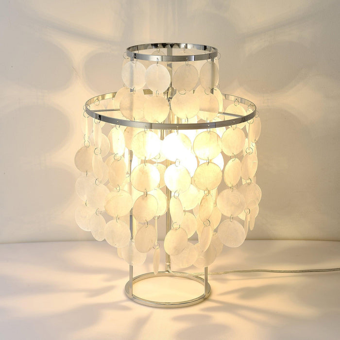 Round Shell Table Lamp - DWHOME