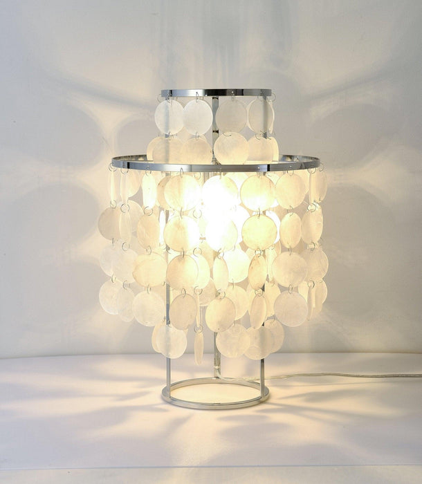 Round Shell Table Lamp - DWHOME