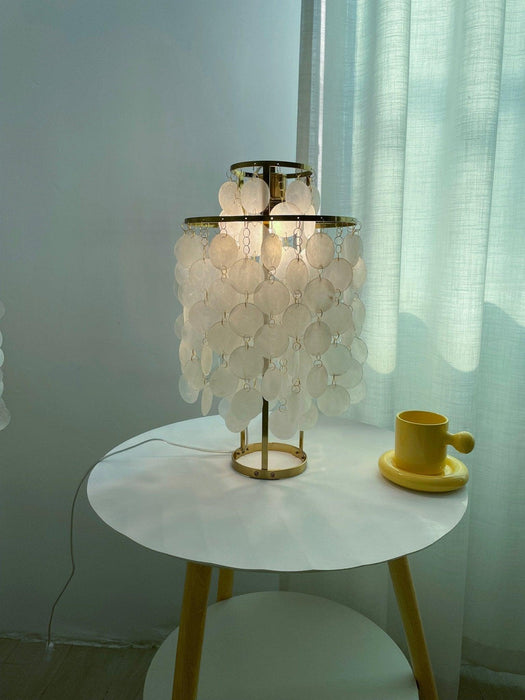 Round Shell Table Lamp - DWHOME