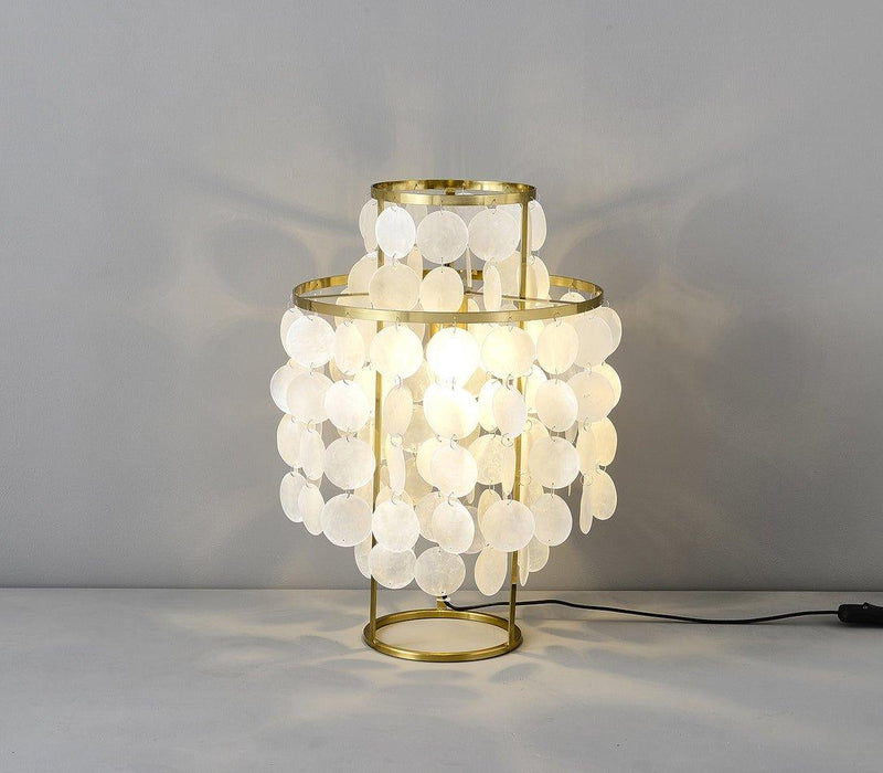 Round Shell Table Lamp - DWHOME
