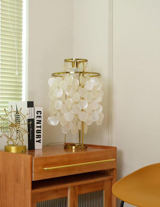 Round Shell Table Lamp - DWHOME