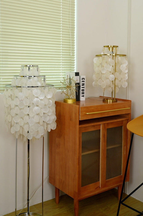 Round Shell Table Lamp - DWHOME