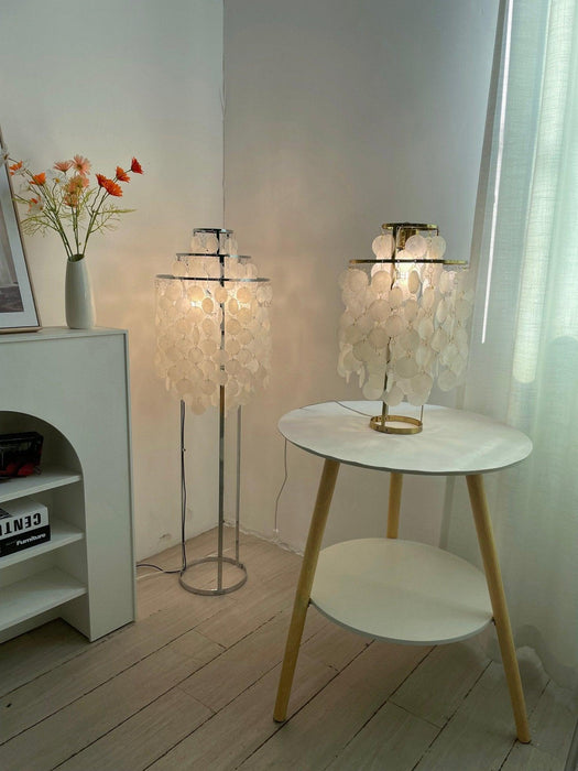 Round Shell Table Lamp - DWHOME