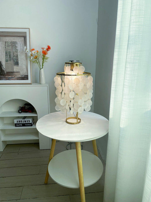 Round Shell Table Lamp - DWHOME
