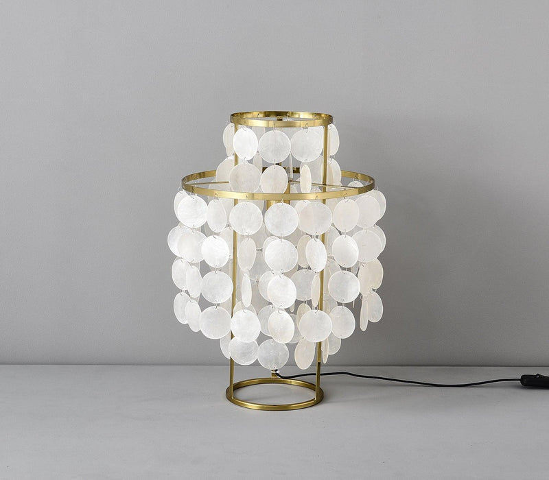 Round Shell Table Lamp - DWHOME