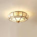 Round Textured Glass Ceiling Light-DWHOME