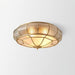 Round Textured Glass Ceiling Light-DWHOME