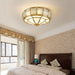 Round Textured Glass Ceiling Light-DWHOME