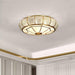 Round Textured Glass Ceiling Light-DWHOME