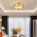 Round Textured Glass Ceiling Light-DWHOME
