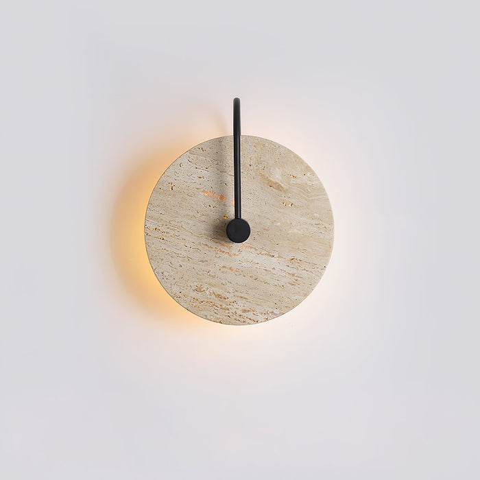 Round Travertine Wall Lamp - Vakkerlight