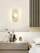 Rounded Travertine Wall Sconce - Vakkerlight