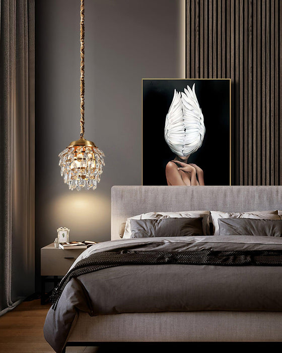 Roxanne Crystal Pendant Light-DWHOME