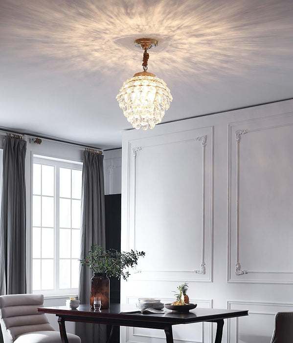 Roxanne Crystal Pendant Light-DWHOME