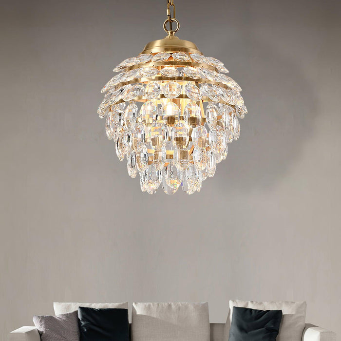 Roxanne Crystal Pendant Light-DWHOME