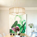 Ruffle Pleated Pendant Lamp-DWHOME