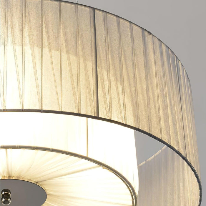Ruffle Pleated Pendant Lamp-DWHOME