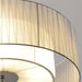 Ruffle Pleated Pendant Lamp-DWHOME