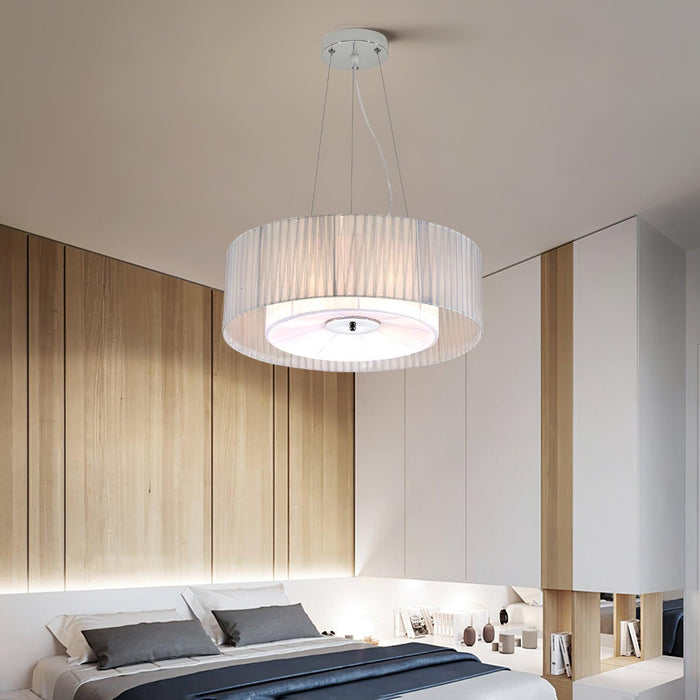 Ruffle Pleated Pendant Lamp-DWHOME