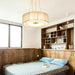 Ruffle Pleated Pendant Lamp-DWHOME