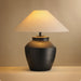 Rustic Black Ceramic Table Lamp - Vakkerlight