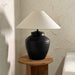 Rustic Black Ceramic Table Lamp - Vakkerlight