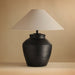 Rustic Black Ceramic Table Lamp - Vakkerlight