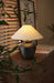 Rustic Black Ceramic Table Lamp - Vakkerlight