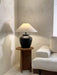 Rustic Black Ceramic Table Lamp - Vakkerlight