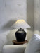 Rustic Black Ceramic Table Lamp - Vakkerlight
