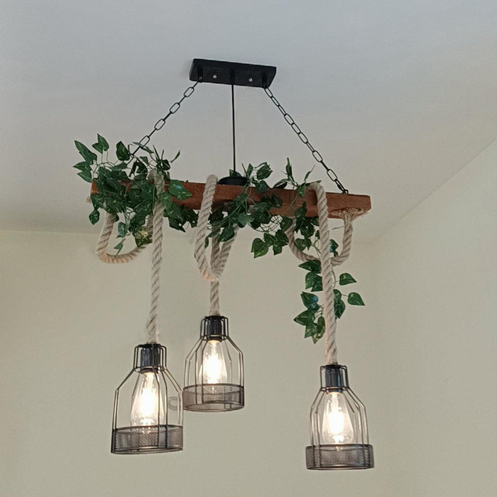 Rustic Wooden Chandelier-DWHOME