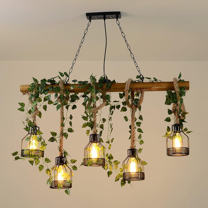Rustic Wooden Chandelier-DWHOME